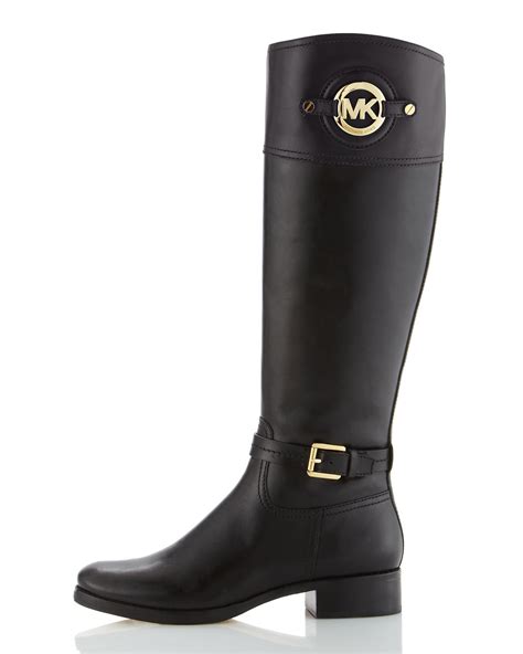 michael kors boots black|Michael Kors black boots women.